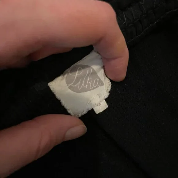 Anthropologie Lilka Pom-Trimmed Off-The-Shoulder Romper - Picture 7 of 10